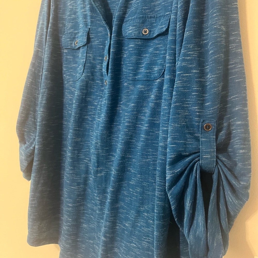 Blue Women's Top - Picture 3 of 7